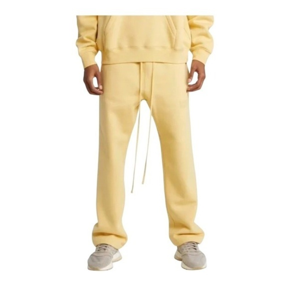 Fear of God ESSENTIALS Logo Fleece Jogger Light Tuscan Yellow L